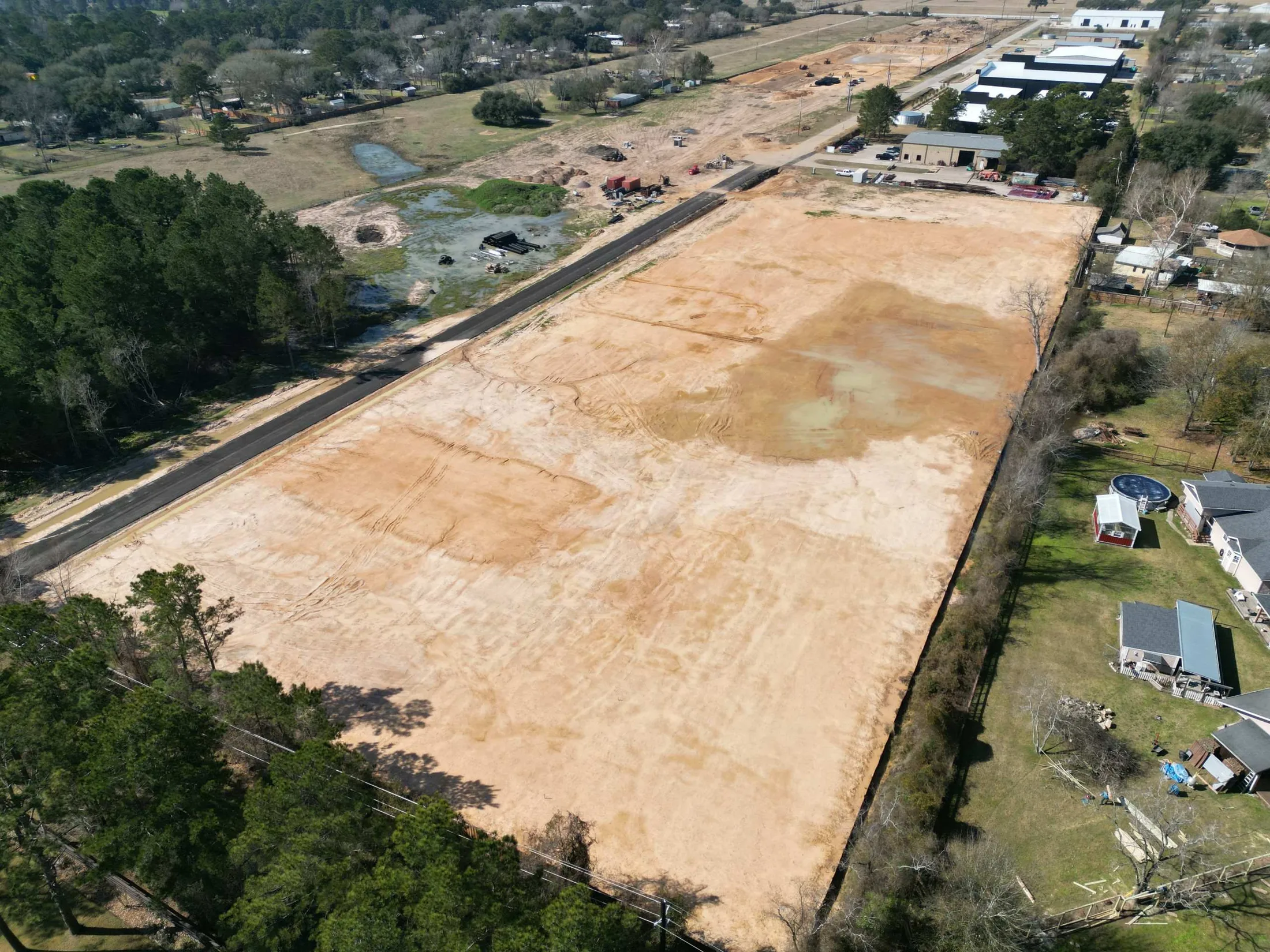Prepared commercial development site at Telge 1C